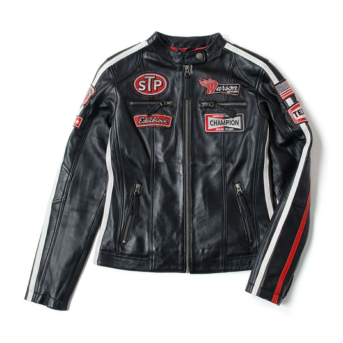 Warson Motors｜デイトナ レザージャケット レディ｜アウター｜ブラック
