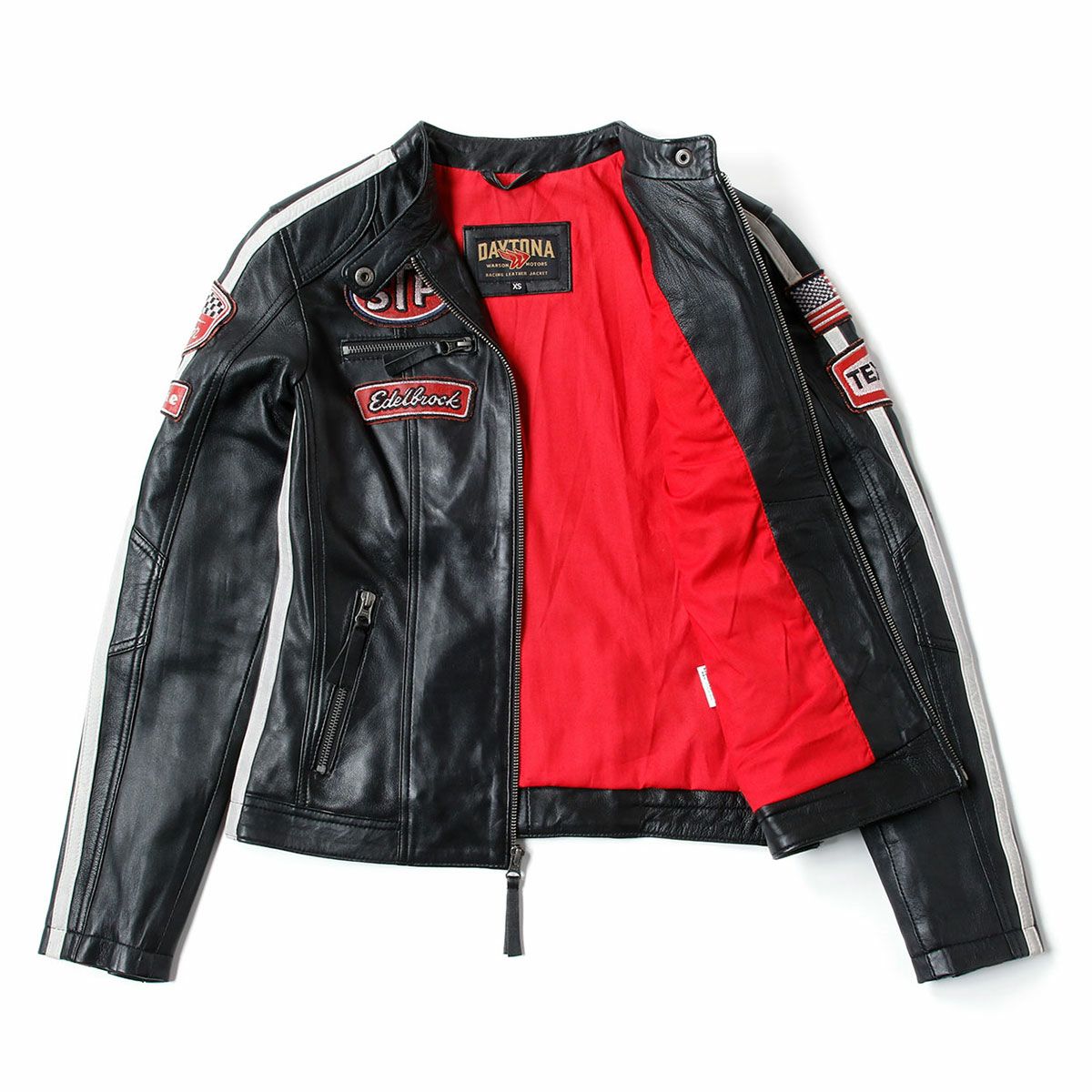 Warson Motors｜デイトナ レザージャケット レディ｜アウター｜ブラック