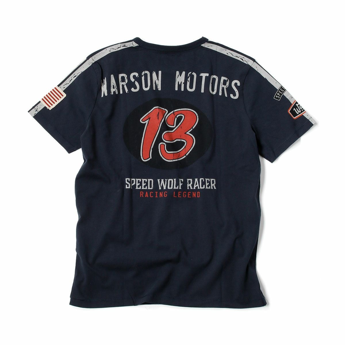 Warson Motors｜スピードウルフ Tシャツ｜カーボン
