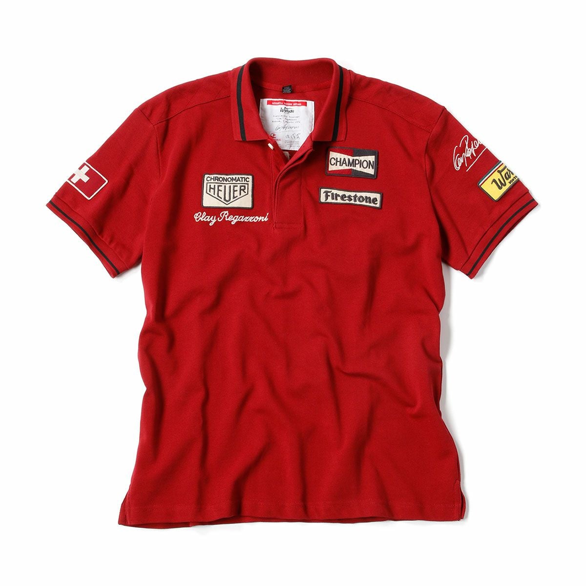Warson Motors｜レガツォーニ ポロ｜ポロシャツ｜レッド