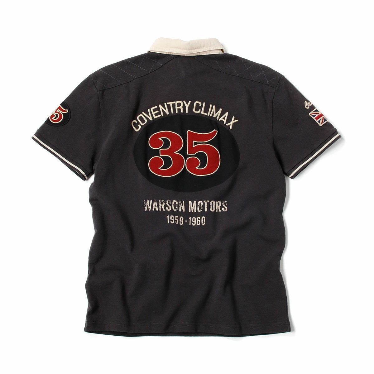 Warson Motors｜クーパーモナコ ポロ｜ポロシャツ｜カーボン