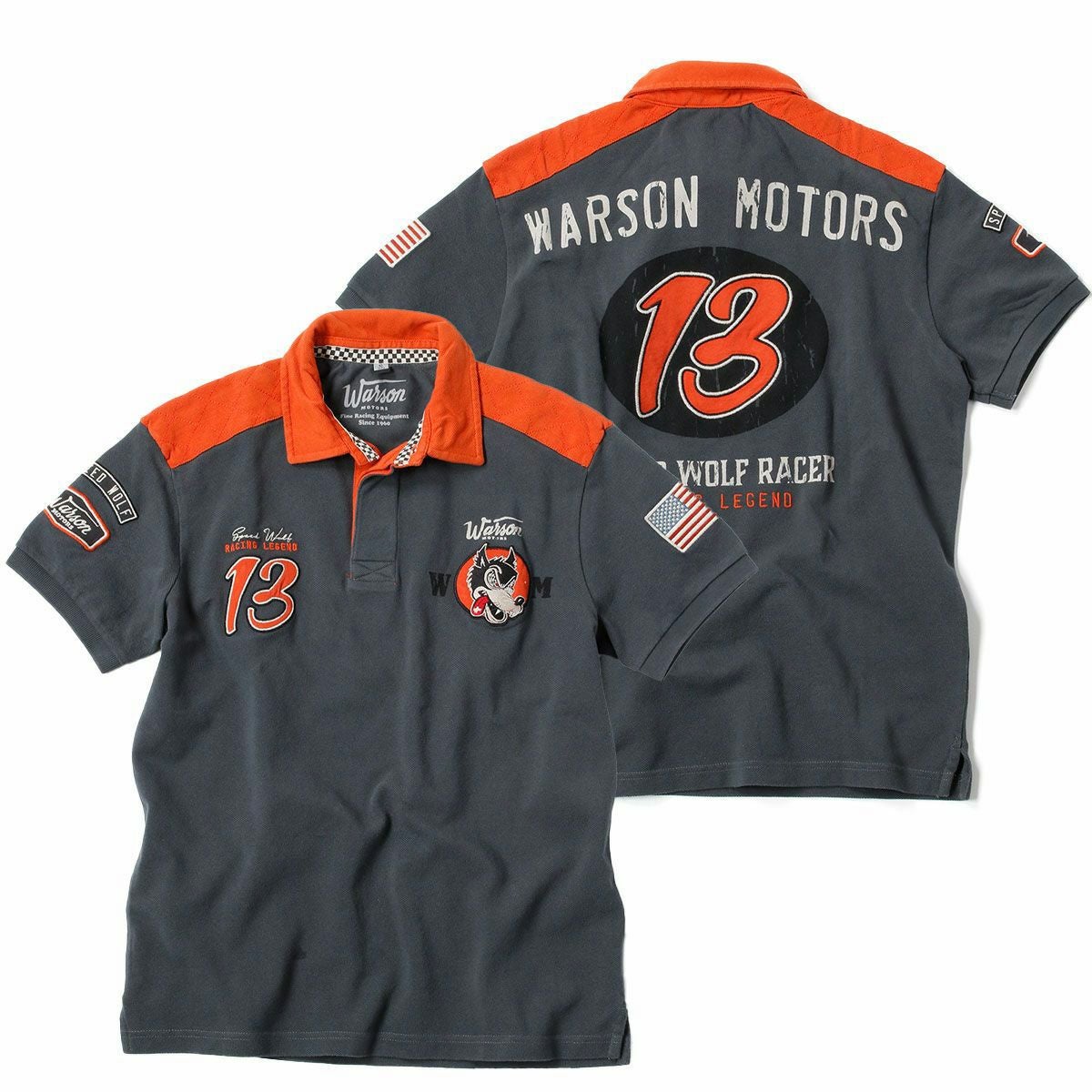 Warson Motors｜スピード ウルフ ポロ｜ポロシャツ