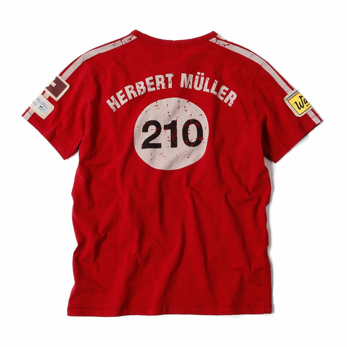 Warson Motors｜オロン ヴィラール1967 Tシャツ｜レッド