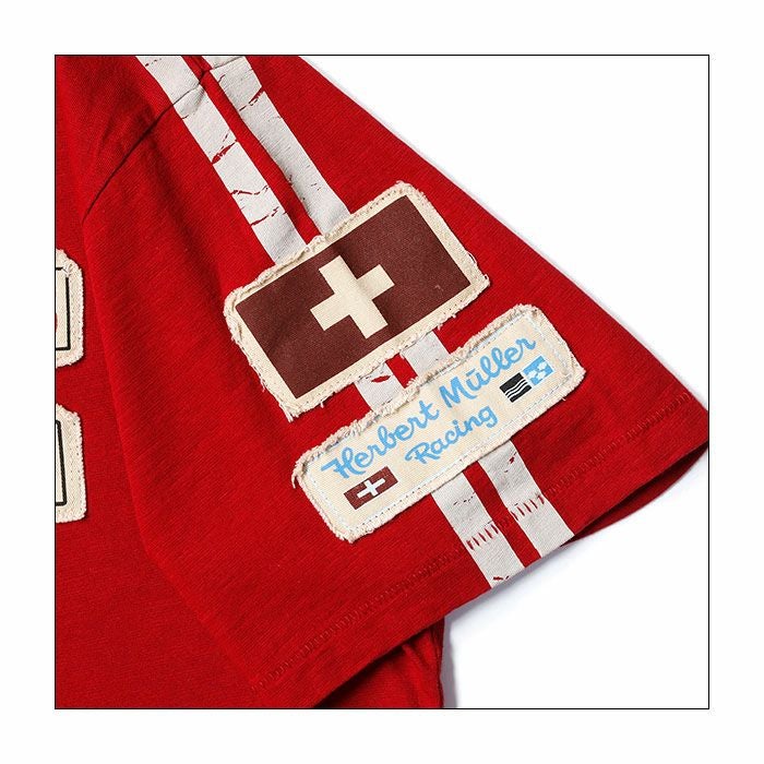 Warson Motors｜オロン ヴィラール1967 Tシャツ｜レッド