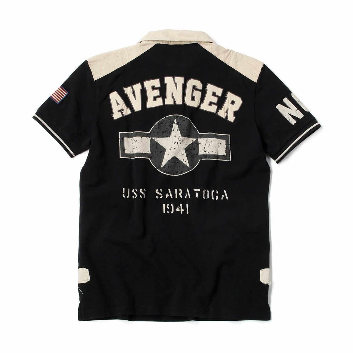 Warson Motors｜アベンジャー ポロ｜ポロシャツ｜ブラック