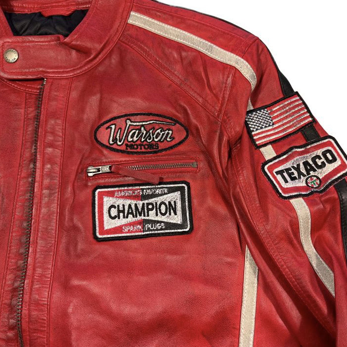 Warson Motors｜デイトナ レザージャケット｜アウター｜レッド