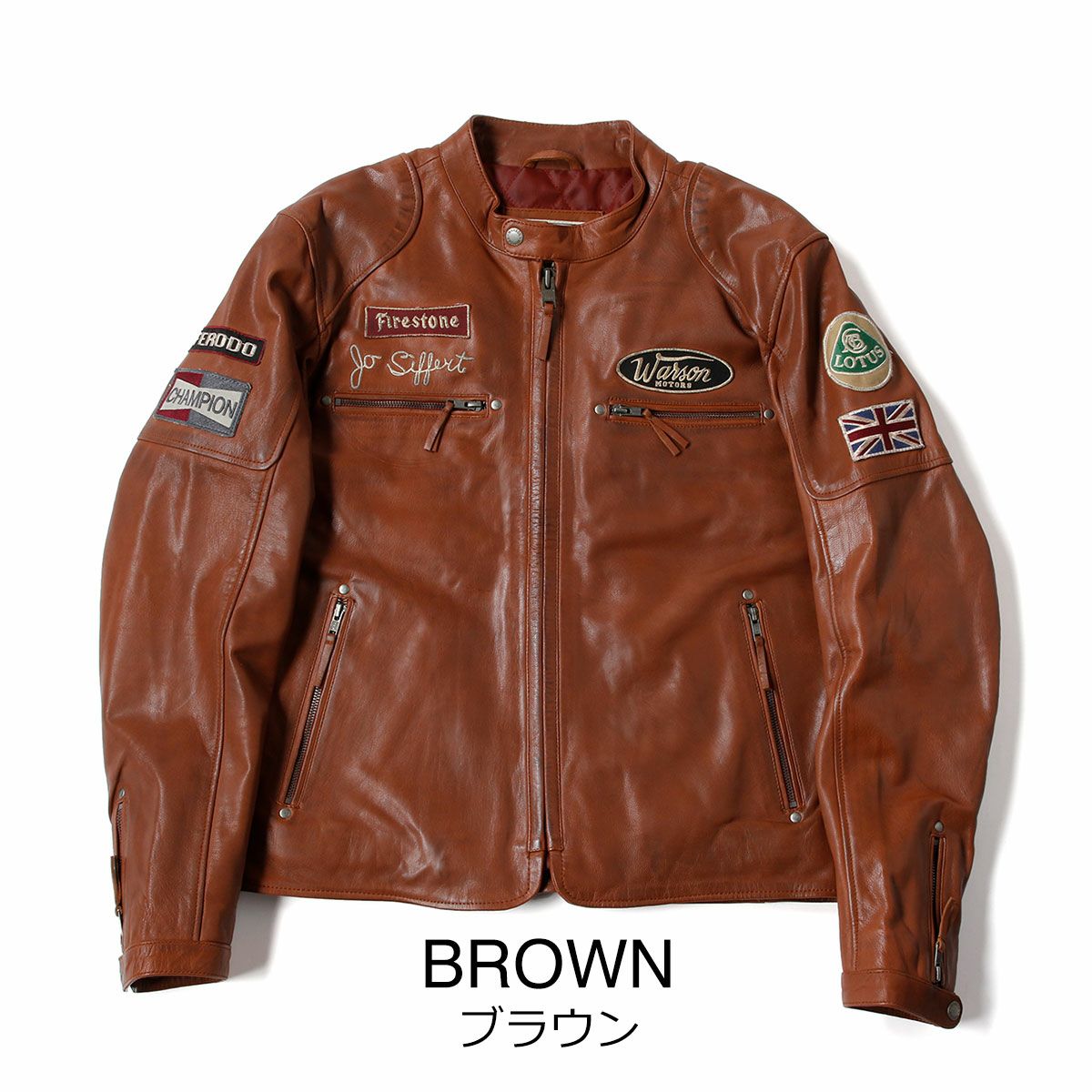 Warson Motors｜ジョー・シフェール レザージャケット｜アウター｜ブラウン