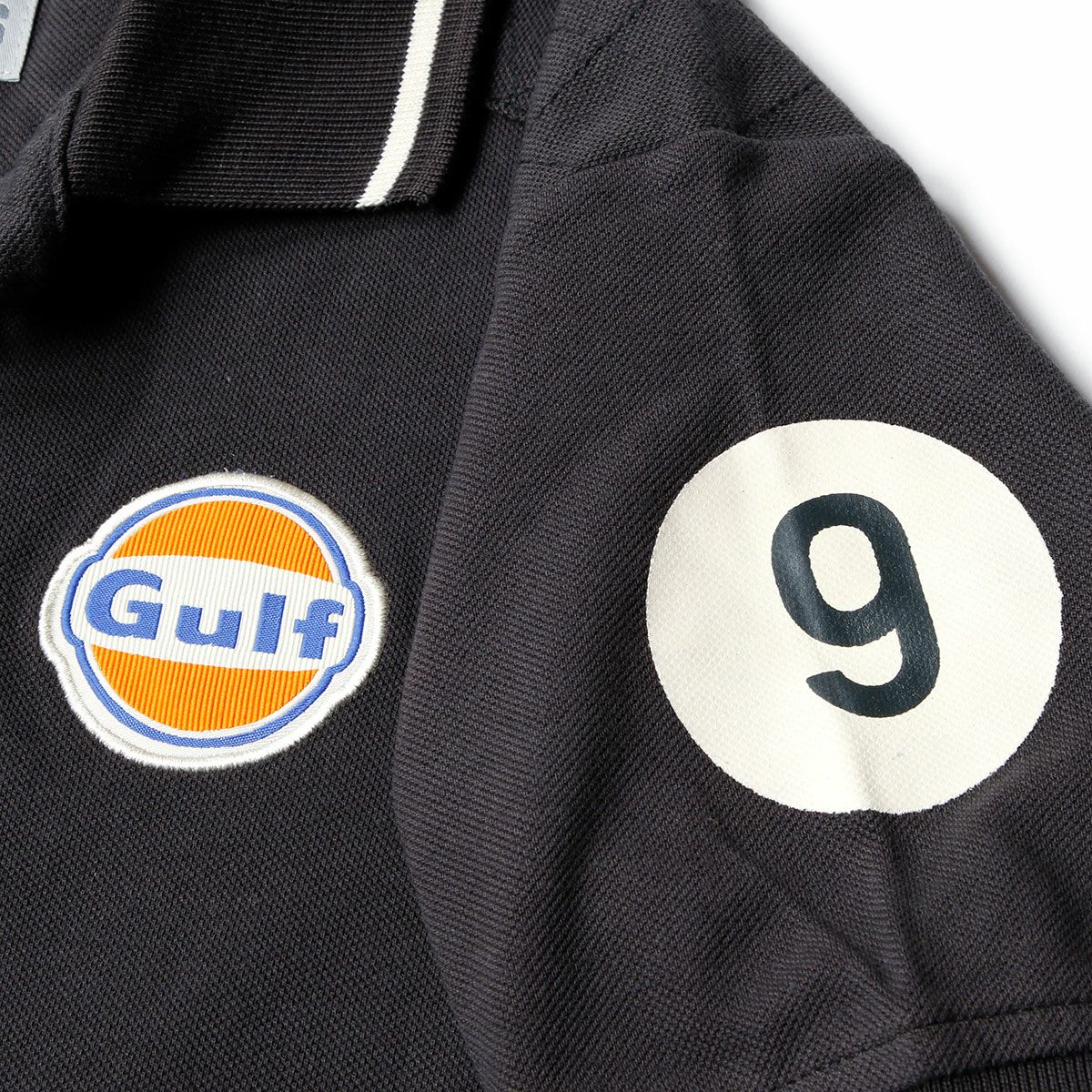 GULF｜ガルフ ヴィンテージ ポロ｜ポロシャツ｜チャコールグレー