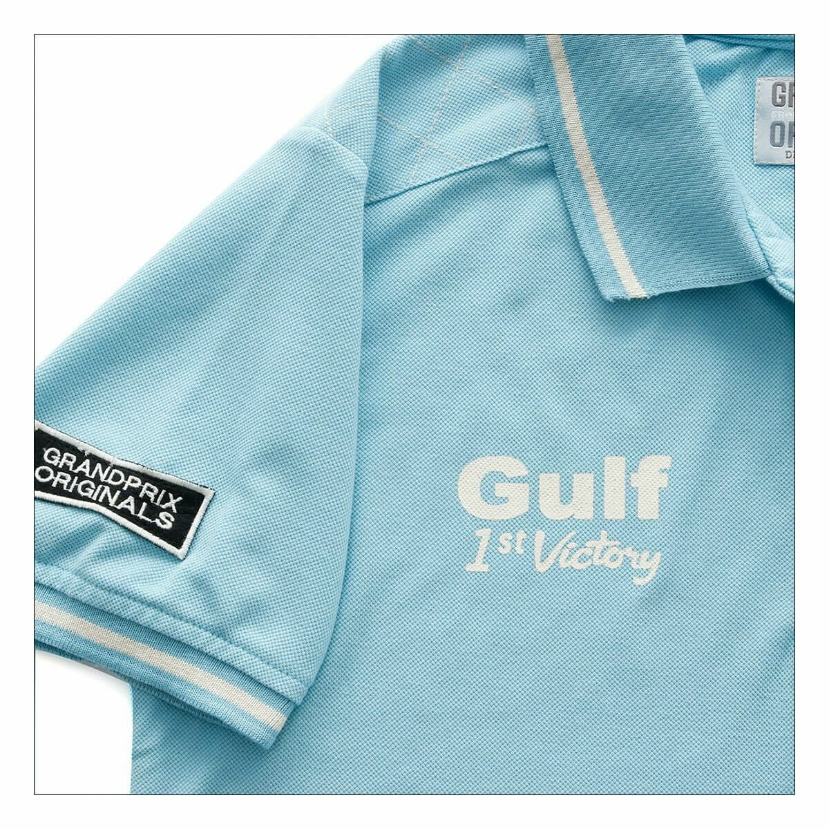 GULF｜ガルフ ヴィンテージ ポロ｜ポロシャツ｜ライトブルー