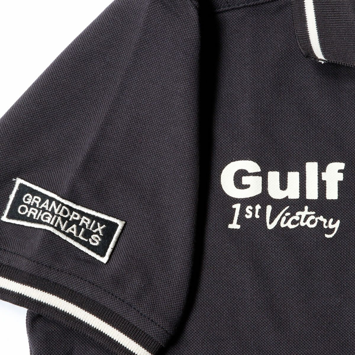 GULF｜ガルフ ヴィンテージ ポロ｜ポロシャツ｜チャコールグレー