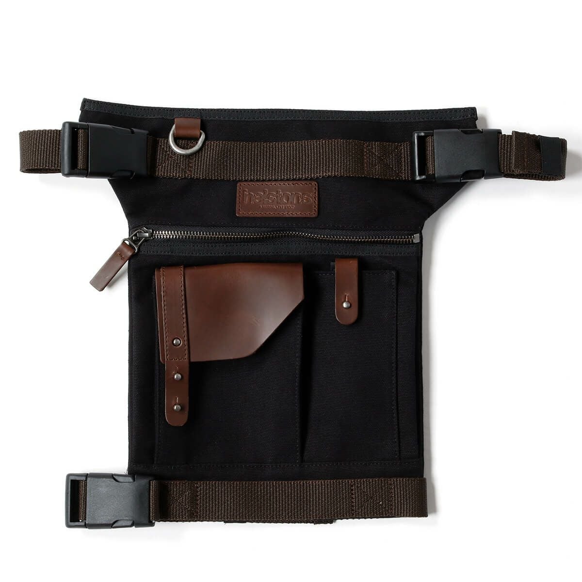 helstons｜レッグ バッグ｜ブラック