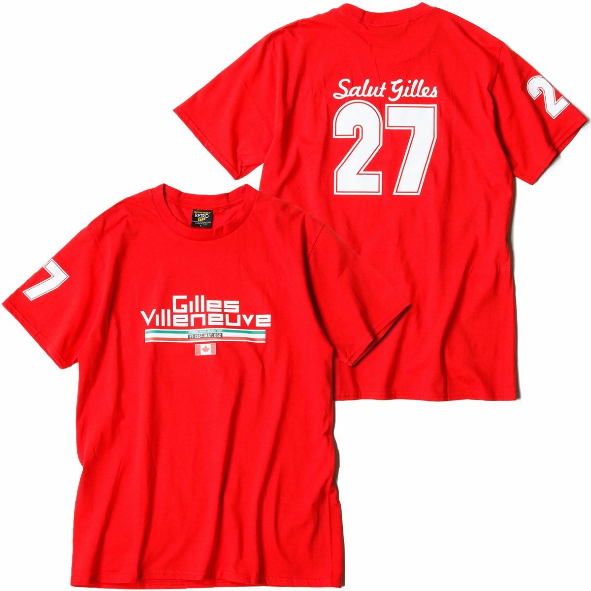 Gilles Villeneuve T-shirt | モトーリモーダ公式オンラインショップ