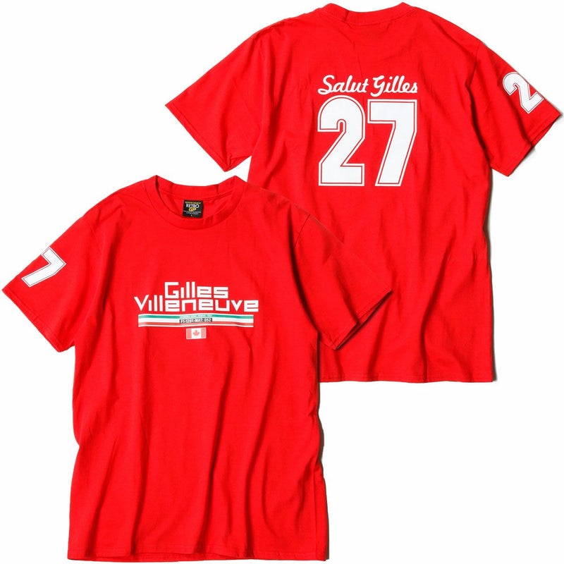 Gilles Villeneuve T-shirt | モトーリモーダ公式オンラインショップ