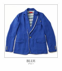 SHINICHIRO ARAKAWA｜麻ジャケット｜アウター｜ブルー