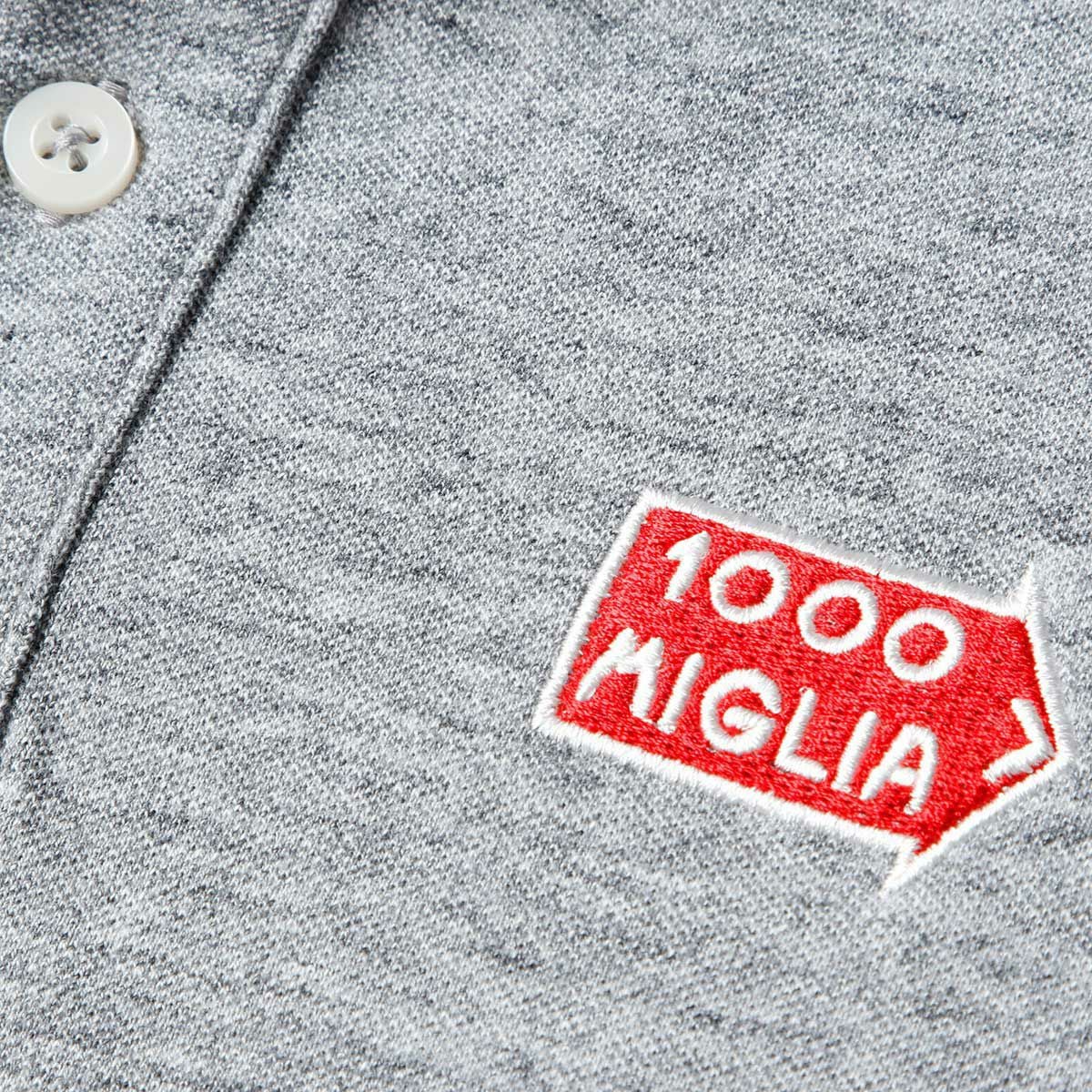 Mille Miglia｜ポロ ピケ 2019（メンズ）｜ポロシャツ｜グレー