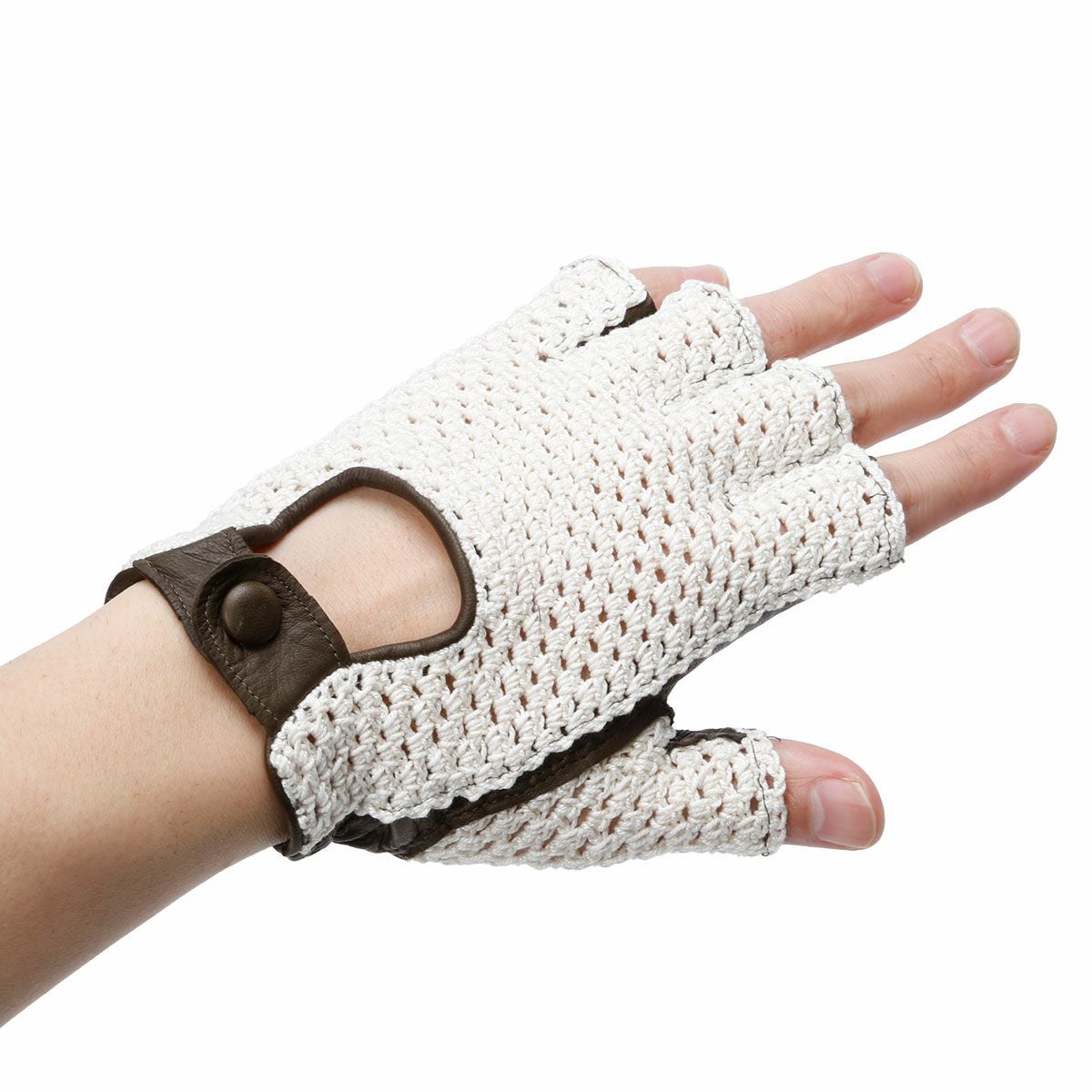 Motorimoda｜ナポリ ドライブ メッシュ｜ハ｜ダークグリーン×ベージューフ