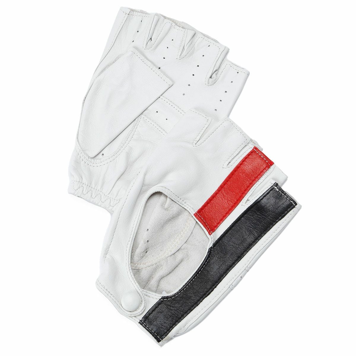 Motorimoda｜ナポリ ドライブ ストライプ｜ハーフ｜ホワイト