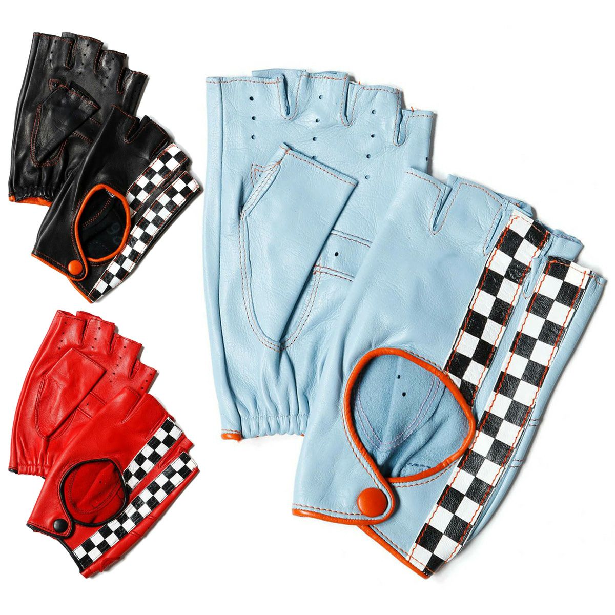 Motorimoda｜ナポリ ドライブ チェッカー｜ハーフ