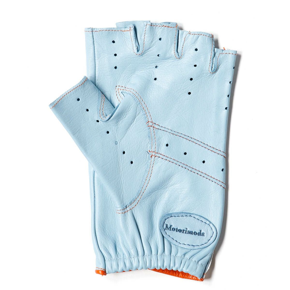 Motorimoda｜ナポリ ドライブ チェッカー｜ハーフ｜スカイ