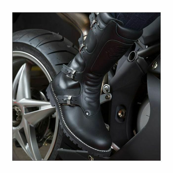 Stylmartin｜コンチネンタル｜ブーツタイプ｜ブラック｜モデル着用