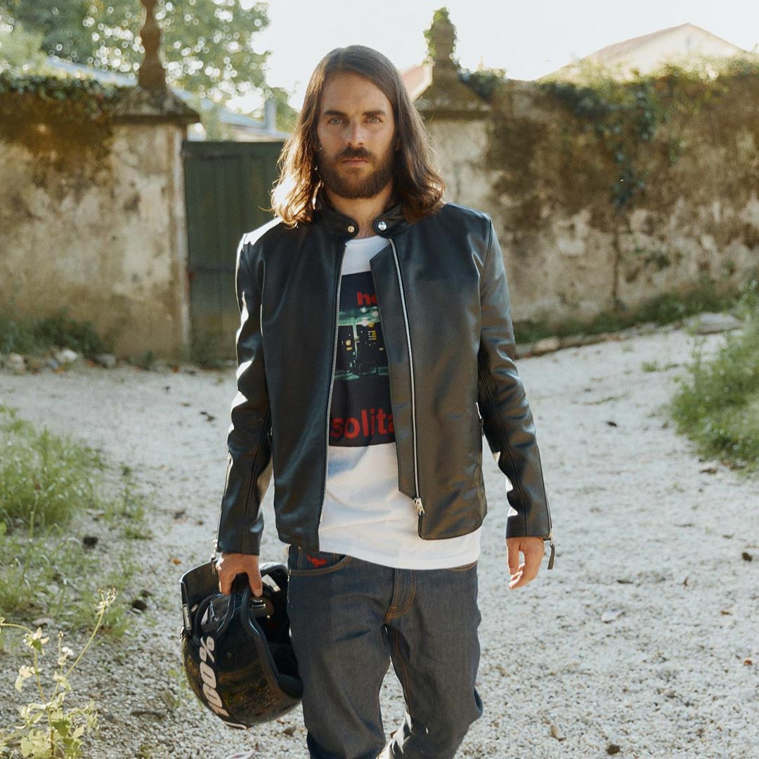 El Solitario｜クラーケン レザージャケット｜レザー｜ブラック｜モデル着用