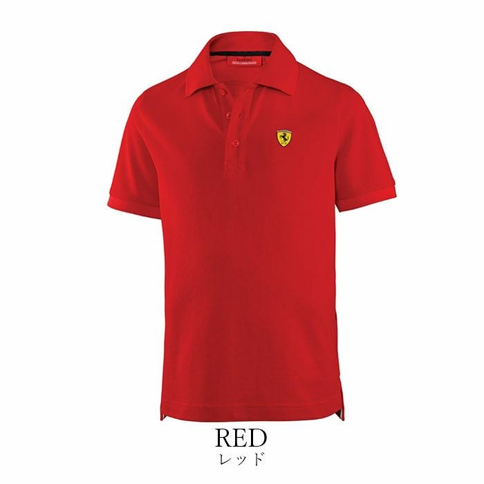 Ferrari｜フェラーリ クラシック ポロ｜ポロシャツ｜レッド