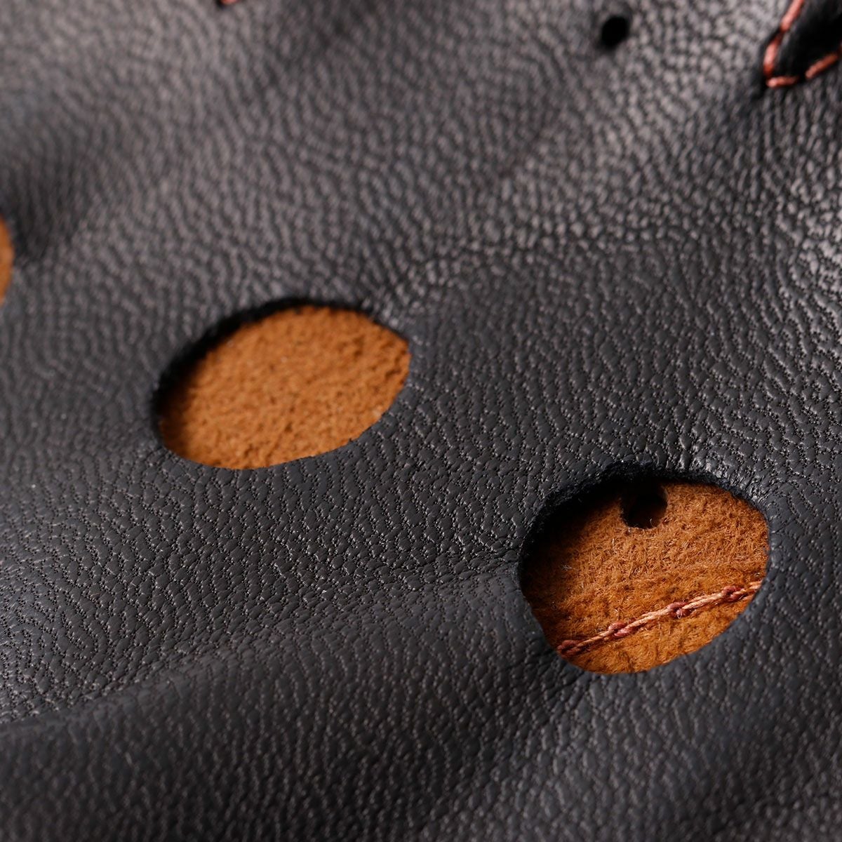 Motorimoda｜ビ・マティエール ドライビンググローブ｜ハーフ｜ブラック×ブラウン