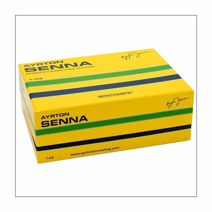 AyrtonSenna｜1/43スケール ロータス ホンダ 99T アイルトン セナ 1987 モナコGP 1st ビクトリー｜模型｜イエロー