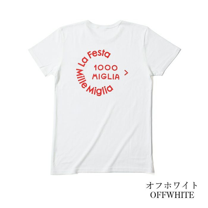 Mille Miglia｜ラフェスタ オリジナル Tシャツ 2019 タイプB｜ホワイト