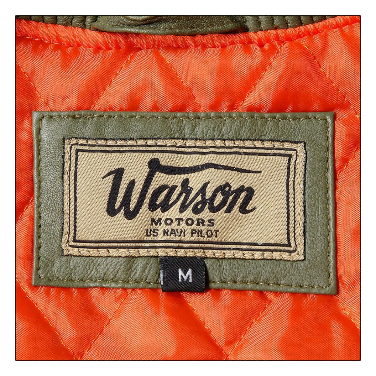 Warson Motors｜US ネイビー パイロット レザー ジャケット｜アウター｜カーキ