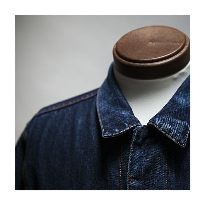 SHINICHIRO ARAKAWA｜H346 n de-nime｜ファブリック｜インディゴ｜着用