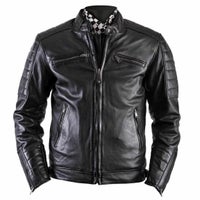 helstons｜クルーザー レザージャケット｜ブラック