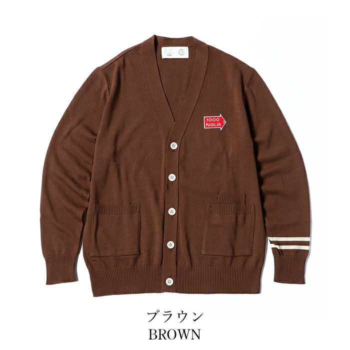 Mille Miglia｜ラフェスタ カーディガン｜ニット｜ブラウン