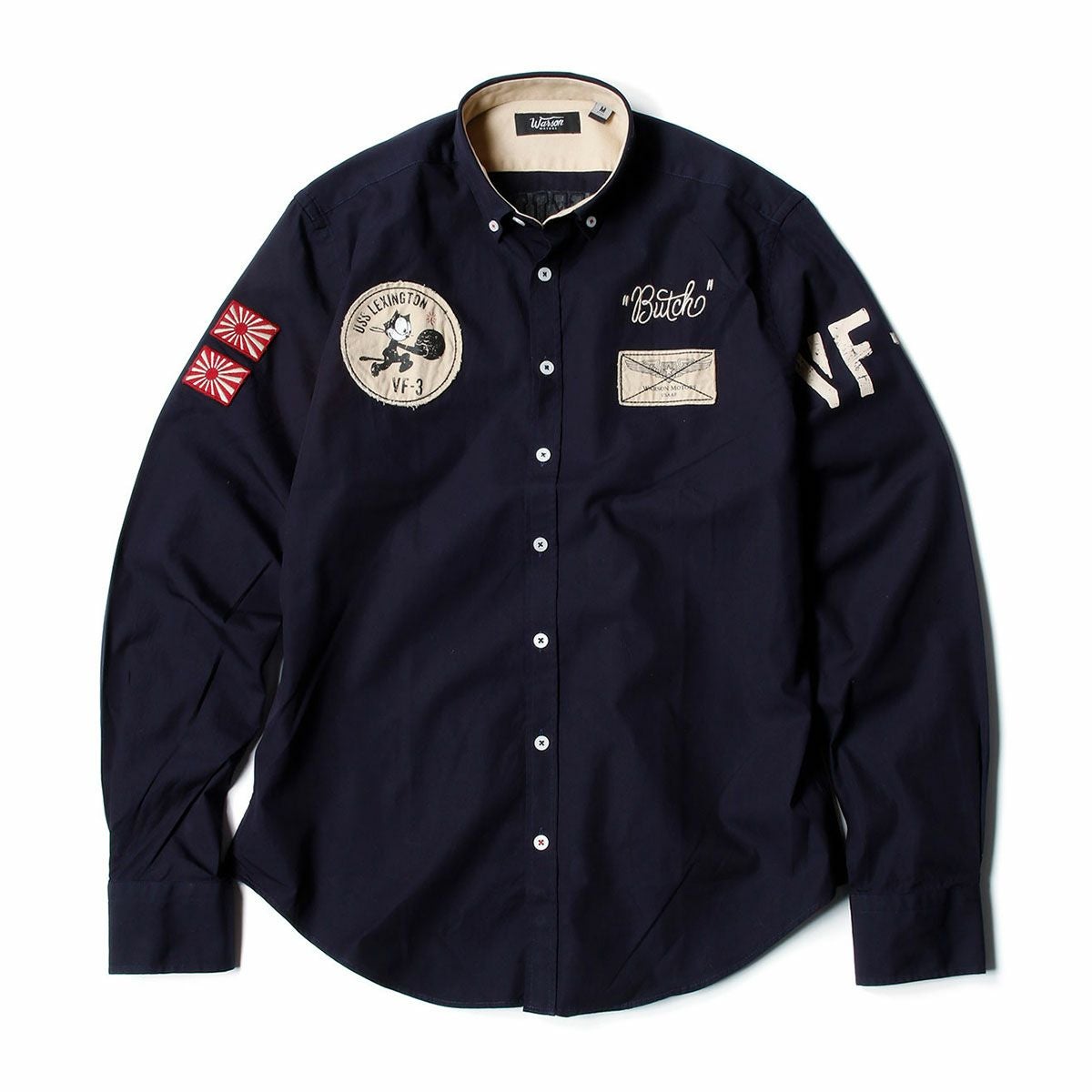 Warson Motors｜レキシントン シャツ｜ネイビー