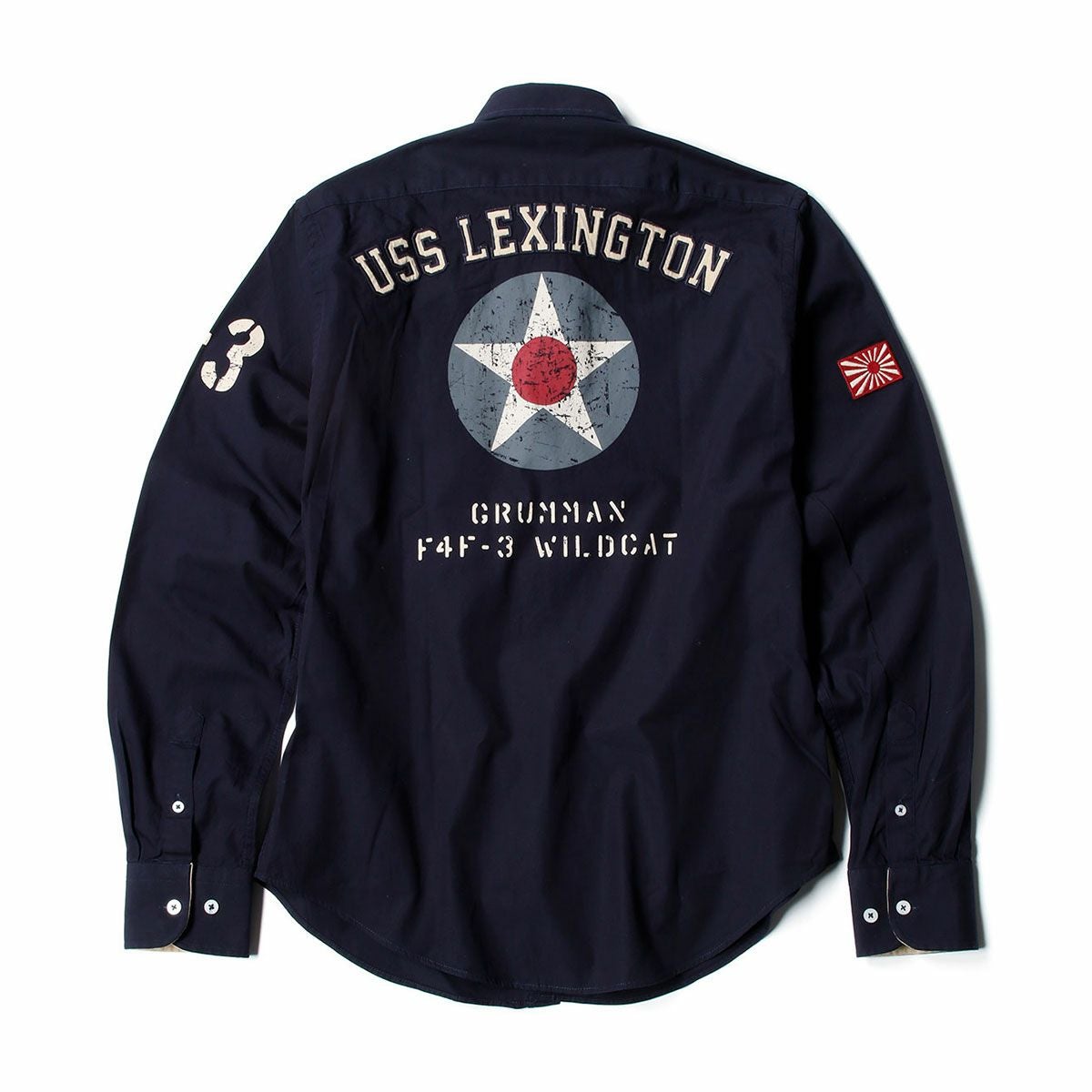 Warson Motors｜レキシントン シャツ｜ネイビー