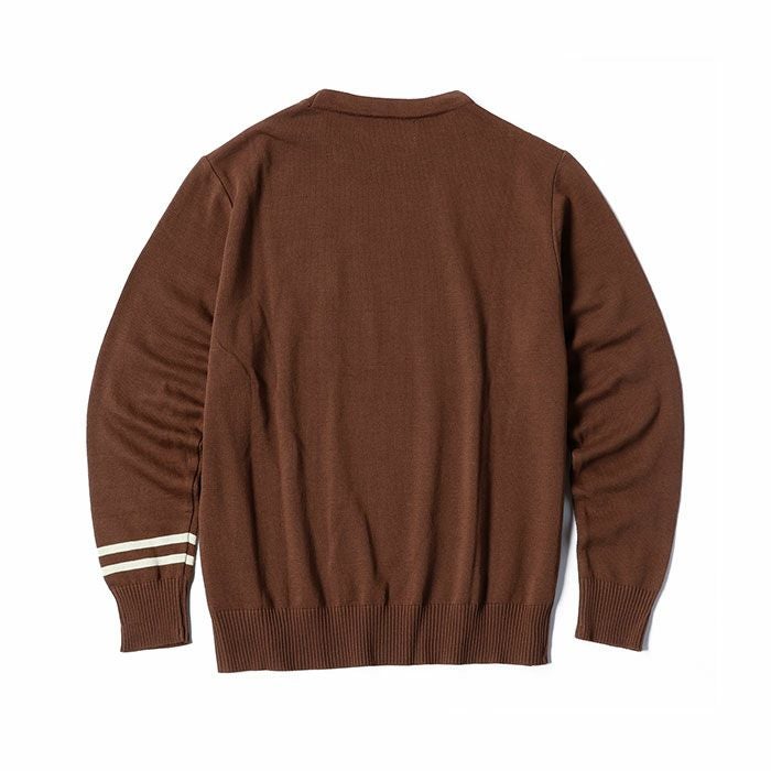 Mille Miglia｜ラフェスタ クルーネック セーター｜ニット｜ブラウン