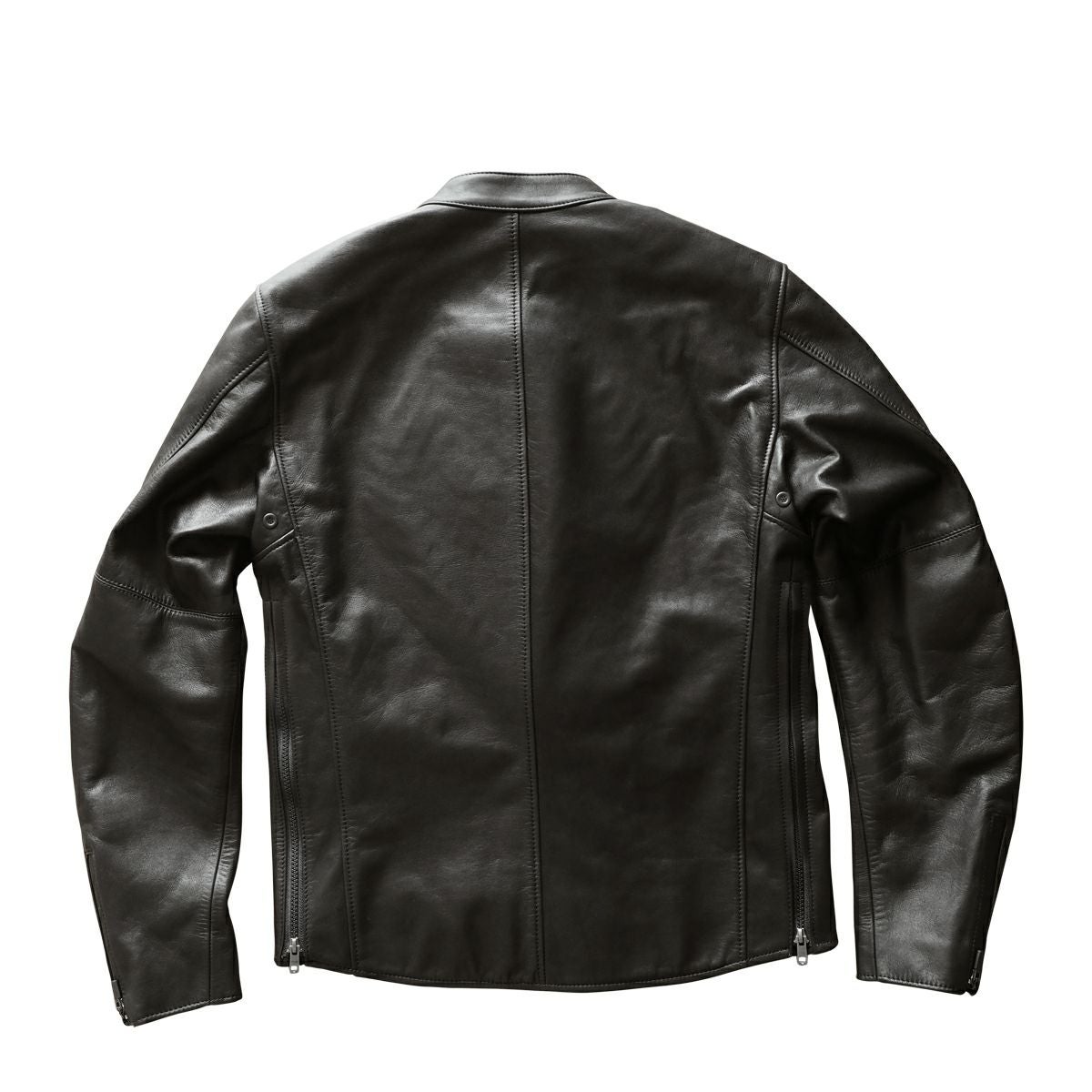 CRUFTER｜CR-MJ2N セミダブル ライダース｜レザー｜ブラック