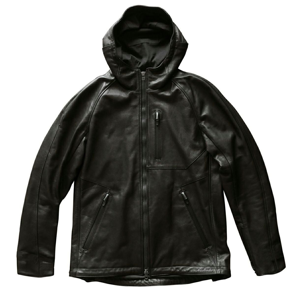 CRUFTER｜CR-MJ3 フーディ ジャケット｜レザー