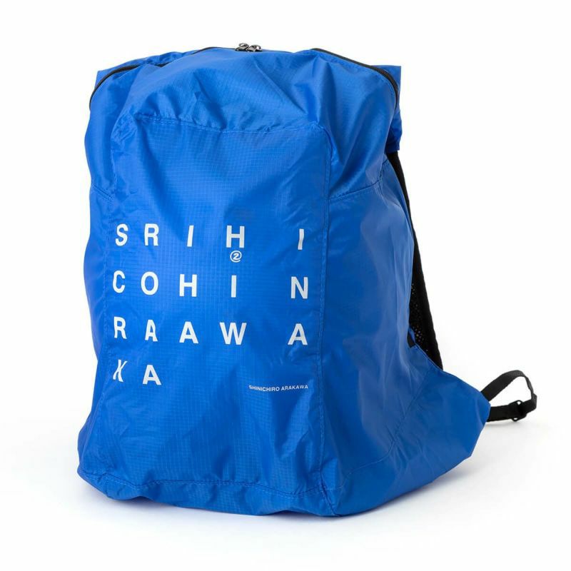 SHINICHIRO ARAKAWA｜ヘルメット エコバッグ｜バックパック｜ブルー