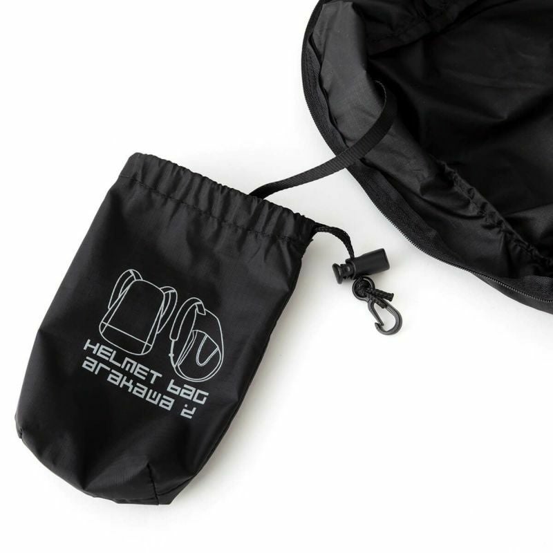 SHINICHIRO ARAKAWA｜ヘルメット エコバッグ｜バックパック｜ブラック