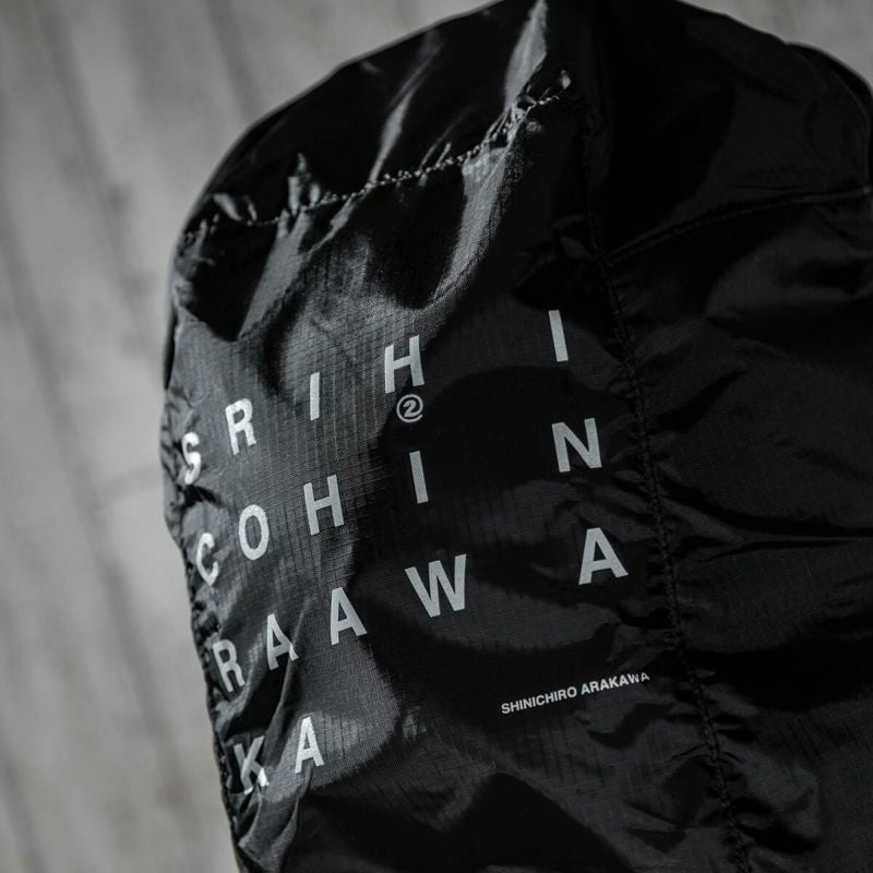 SHINICHIRO ARAKAWA｜ヘルメット エコバッグ｜バックパック｜ブラック