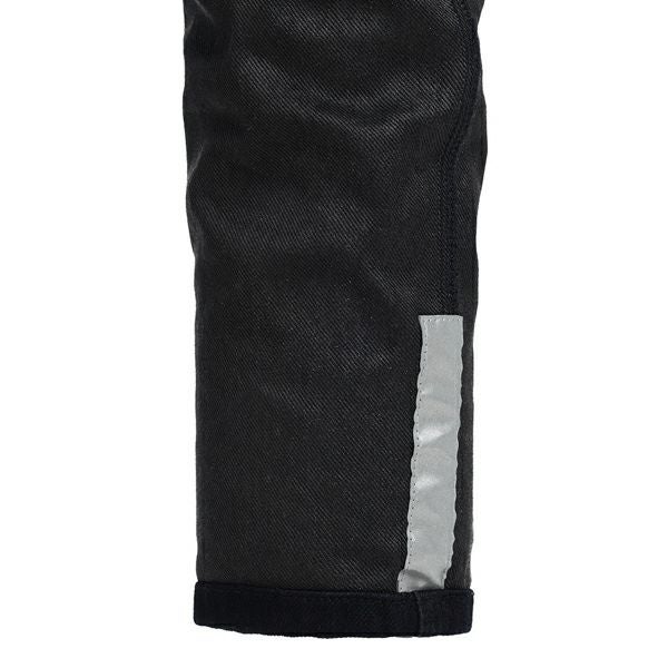 PANDO MOTO｜スチール ブラック WH｜デニム｜ブラック｜モデル着用