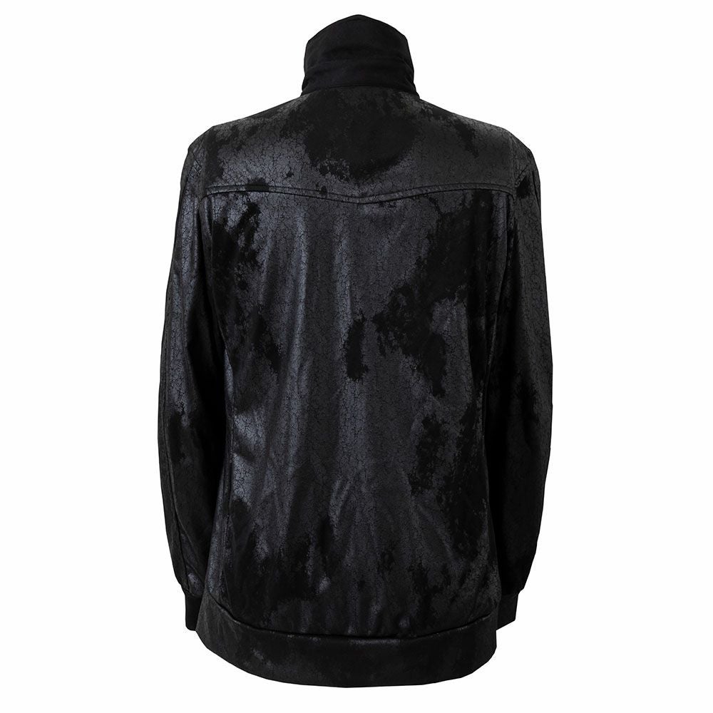 SHINICHIRO ARAKAWA｜レザー調ジャージ｜インナージャケッ｜ブラック