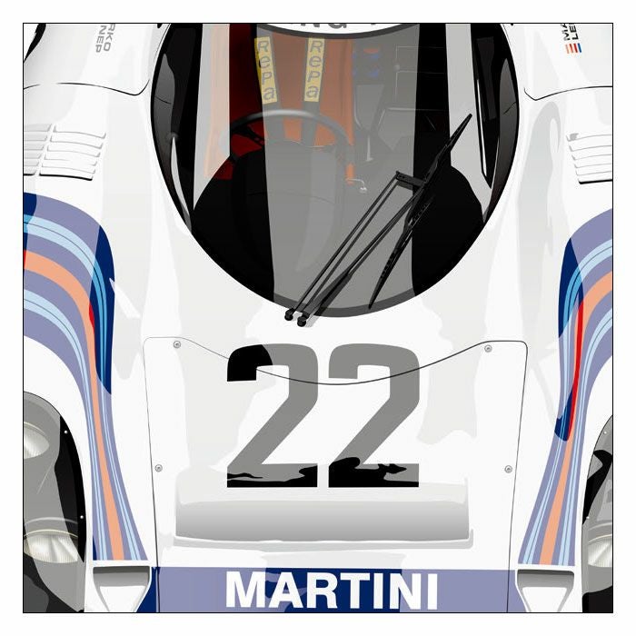 Le Mans 24h｜【ル・マン24時間レース・オフィシャルライセンス商品】ポルシェ 917K マルティニ ル・マン 1971 ポスター｜