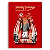 Le Mans 24h｜【ル・マン24時間レース・オフィシャルライセンス商品】ポルシェ 917K ザルツブルグ ル・マン 1970 ポスター｜