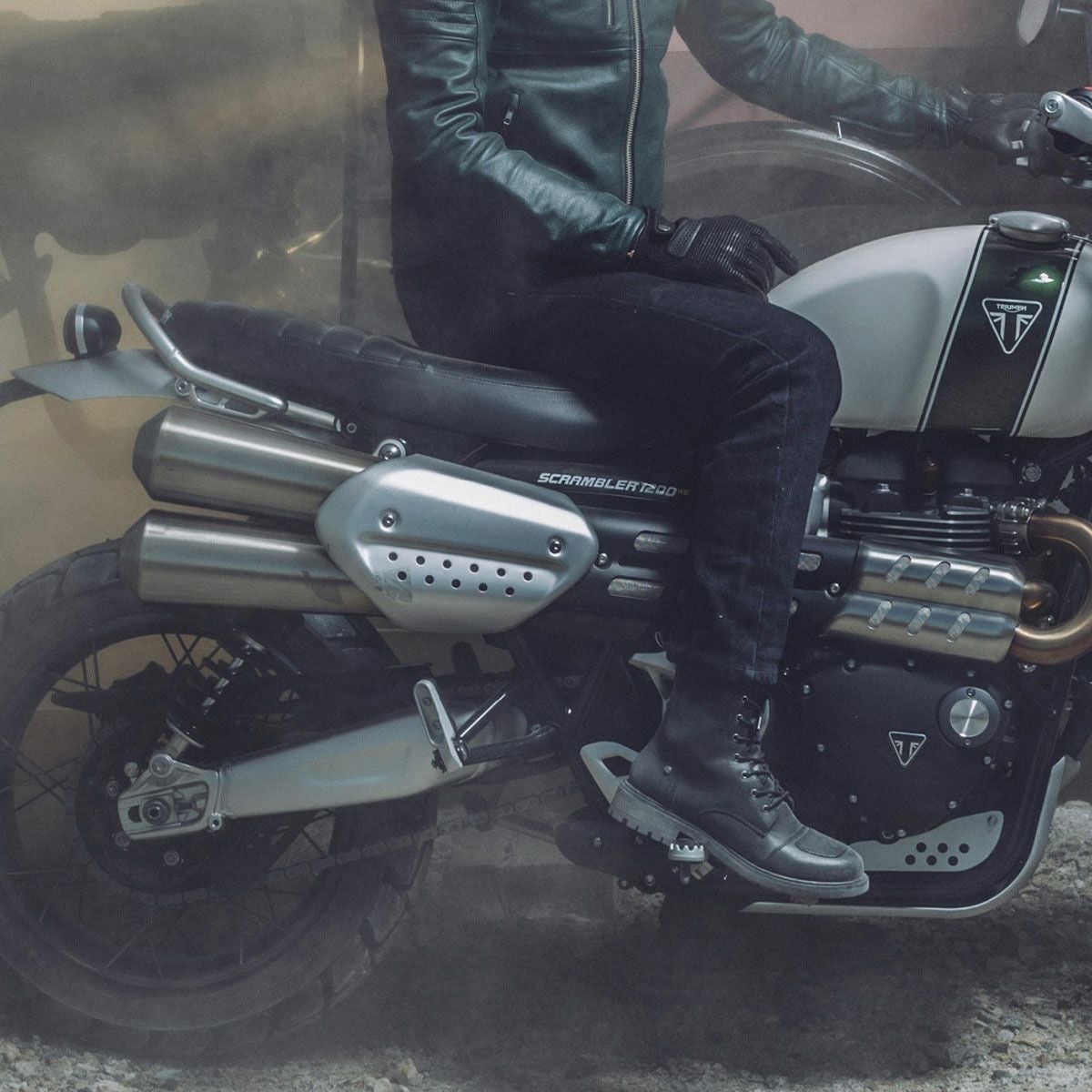 お話中ですライディングブーツ26.5〜27cm 先芯入り 防水 ライディング ブーツ (LL(26.5~27.0cm)) バイクブーツ