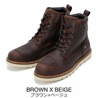 XPD｜エックス ヴィレッジ｜ブーツタイプ｜ブラウン×ベージュ