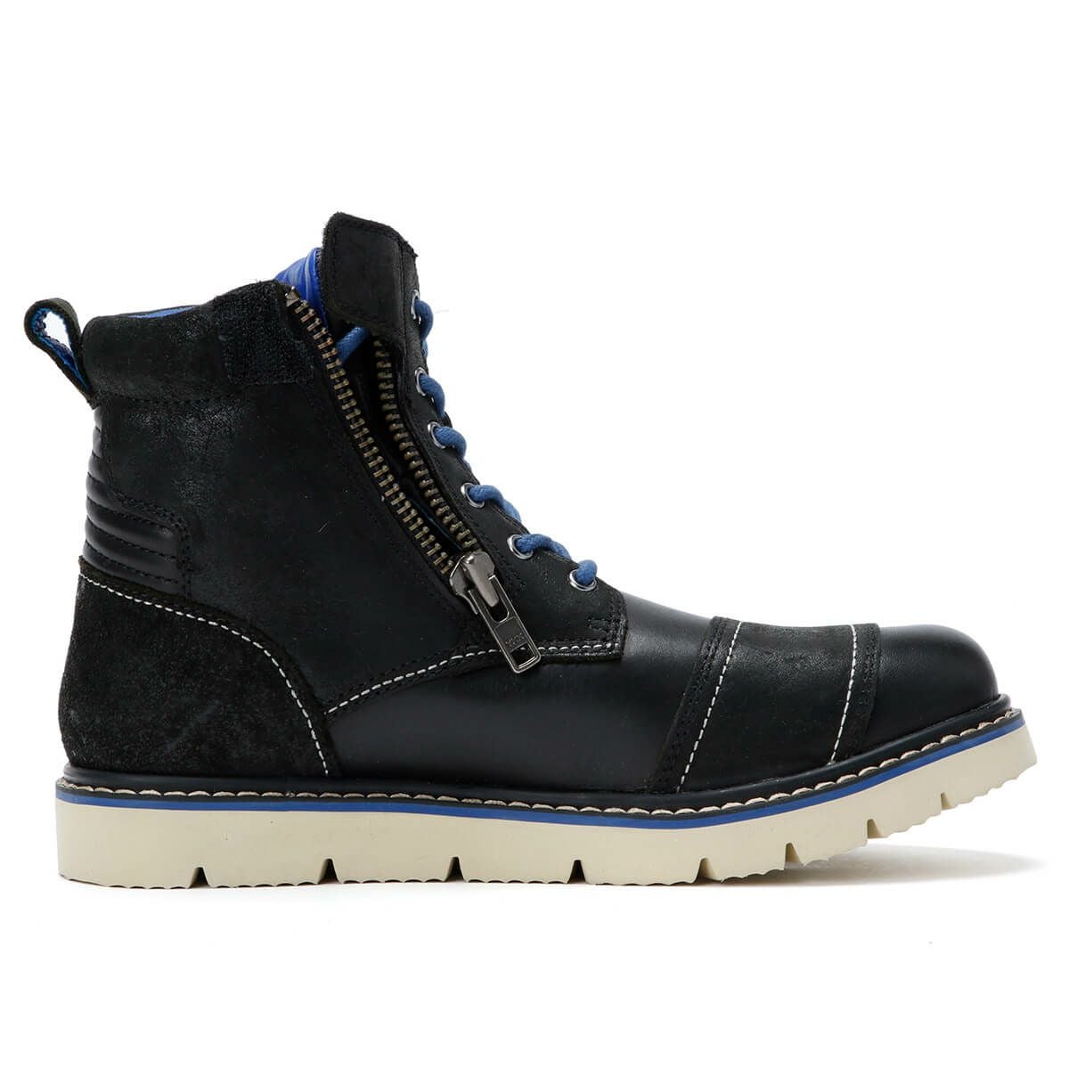 XPD｜エックス ヴィレッジ｜ブーツタイプ｜ブラック×ブルー