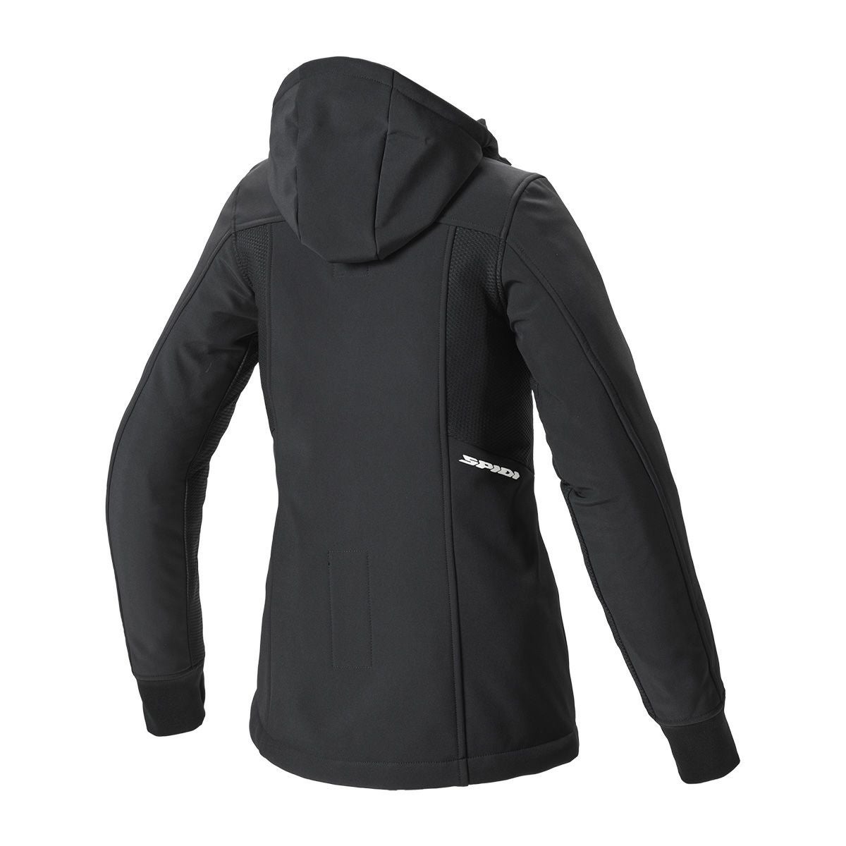SPIDI｜フーディ アーマー レディ｜ファブリック｜ブラック×ホワイト｜