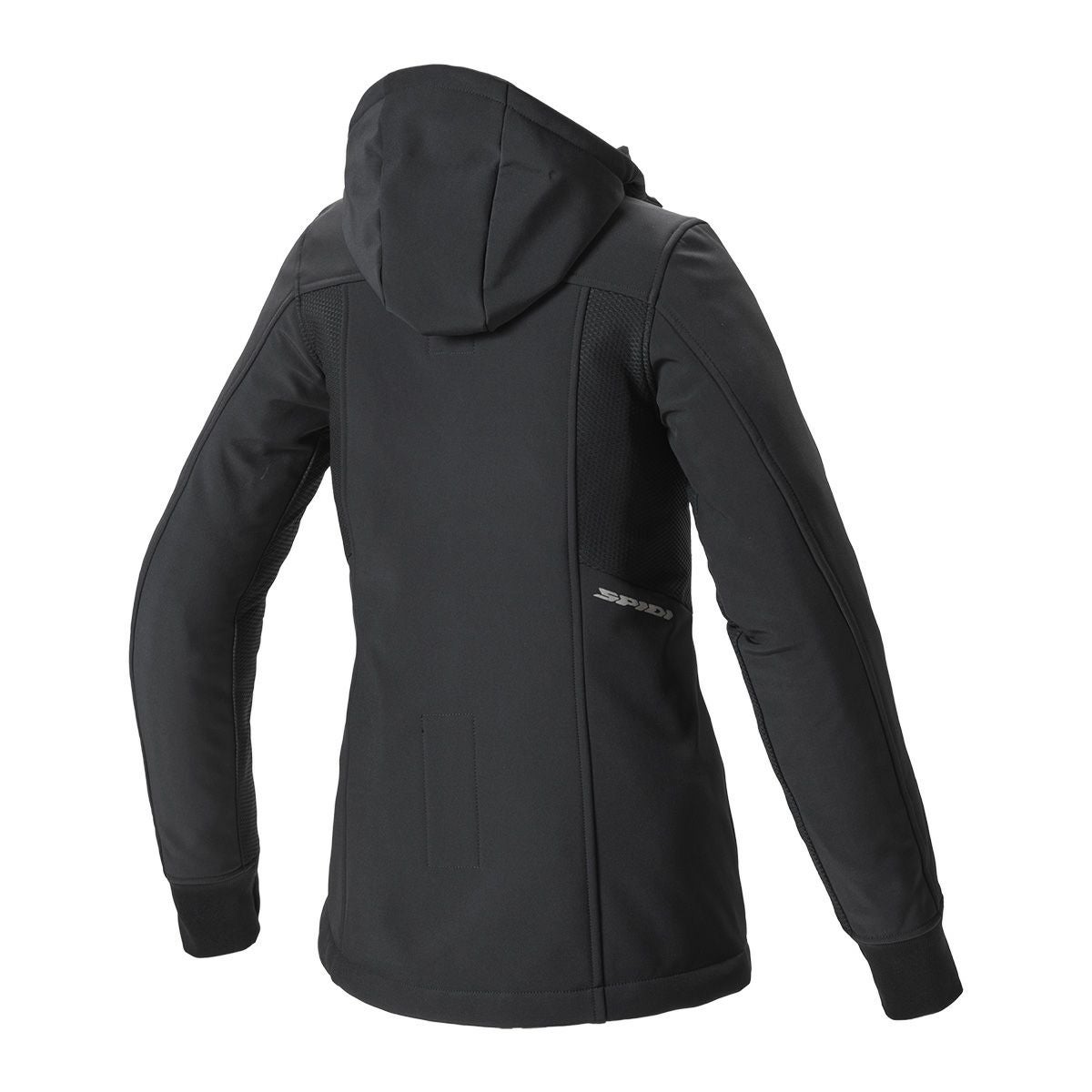 SPIDI｜フーディ アーマー レディ｜ファブリック｜ブラック×ホワイト｜